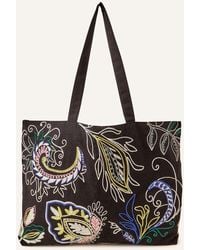 Accessorize - Paisley Embroidered Shopper Bag - Lyst