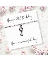 Aye Do Gifts - Happy 21St Birthday Bracelet & Gift Card - Lyst