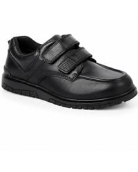 Spot on - Leather Double Strap Durable School Shoes - Lyst