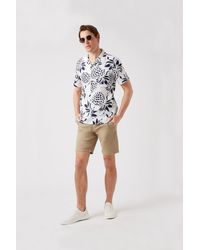 Burton - White Pineapple Print Shirt - Lyst