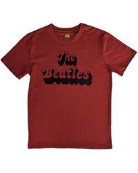 The Beatles - Shadow Logo T-shirt - Lyst