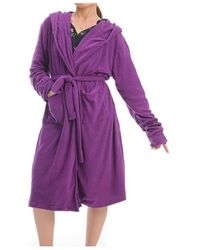 MODISHION - Solid Long Bathrobe - Lyst