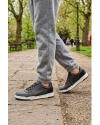Thomas Blunt - Lace-Up Contrast Sole Casual Trainer - Lyst