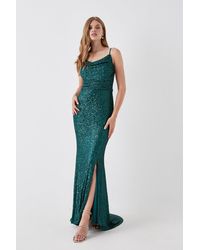 Coast - Strappy Sequin Cami Bridesmaids Maxi Dress - Lyst