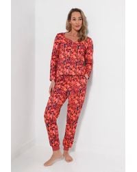 Joe Browns - Cosy Leaf Print Jersey Pyjama Set - Lyst