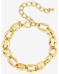 Jon Richard - Plated & Oval Link Bracelet - Lyst