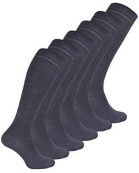 Sock Snob - 6 Pairs Long Bamboo Socks - Lyst