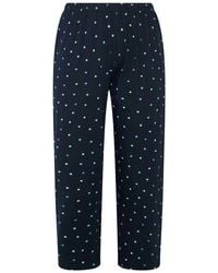 Yours - Polka Dot Wide Leg Pyjama Trousers - Lyst