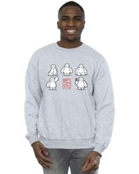 Disney - Big Hero 6 Baymax Many Poses Sweatshirt - Lyst