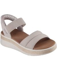 Skechers - Bobs Sun Ray Slip-Ins Padded Vamp Quarter Strap Sandal - Lyst