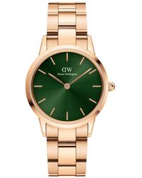 Daniel Wellington - Iconic Link Emerald Stainless Steel Classic Quartz Watch - Dw00100420 - Lyst