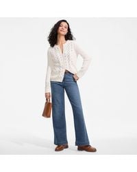 Lands' End - Wide Leg All-Day Coolmax Stretch Jeans - Lyst