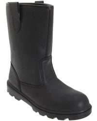 Grafters - Leather Safety Rigger Treaded Sole Toe Cap Boots - Lyst
