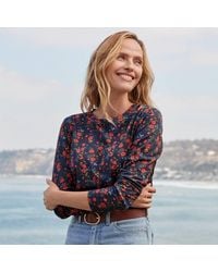 Lands' End - Petite Supima Long Sleeve Crew Neck T-Shirt - Lyst