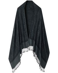 MODISHION - Elegant Jacquard Faux Cashmere Scarf Shawl - Lyst