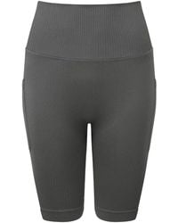 Tridri - Ribbed Seamless 3D Cycling Shorts - Lyst