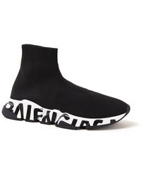 Balenciaga Speed stretch knit high top Net a Porter