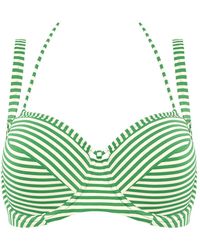 Marlies Dekkers | Holi Vintage Beugel Bikinitop Met Streepprint - Groen