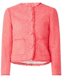 L.K.Bennett L-k-bennett Bernice Blazer Van Tweed Met Steekzakken - Meerkleurig