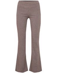 America Today Charly Flared legging Met Ruitpatroon - Meerkleurig