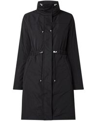 Moncler Malachite Lichtgewicht Parka Met Verborgen Capuchon - Zwart