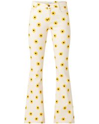 FABIENNE CHAPOT Eva High Waist Flared Fit Jeans Met Bloemenprint - Meerkleurig