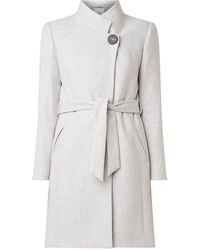 Mango Mantel In Wolblend Met Steekzakken - Meerkleurig