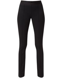 Helmut Lang Flared Fit Pantalon Met Siernaad - Zwart