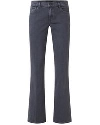 J Brand Sallie Mid Waist Flared Fit Jeans - Blauw