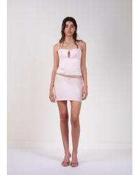 DEBUTE - The Ruby Mini Skirt - Lyst