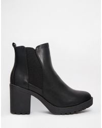 oasis black ankle boots