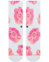 Stance Frauen Socken Thermo Floral Crew - Weiß