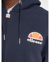 ellesse oragratti borg zip through hoodie