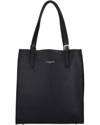 Lancaster Tote In Black Leather