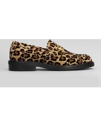 Mara Bini - Loafers In Animalier Suede - Lyst