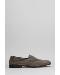 Green George - Loafers In Taupe Suede - Lyst