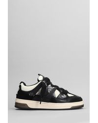 Represent - Bully Sneakers In Black Leather - Lyst