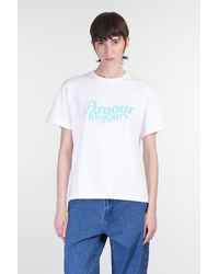 Carne Bollente - T-Shirt in Cotone Bianco - Lyst