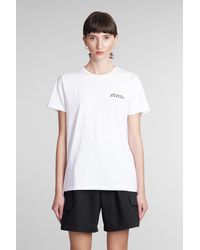 Isabel Marant - Vidal T-shirt In White Cotton - Lyst
