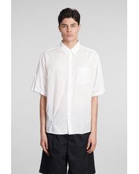 Undercover - Shirt In White Cotton - Lyst