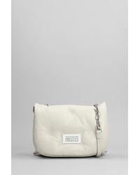 Maison Margiela - Glam Slam Shoulder Bag In White Leather - Lyst