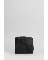 Comme des Garçons - Wallet In Black Leather - Lyst