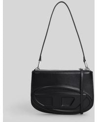 DIESEL - Borsa a spalla 1 dr 2.0 in Pelle Nera - Lyst