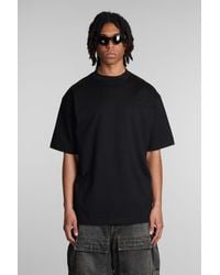 Balenciaga - T-Shirt in Cotone Nero - Lyst