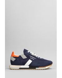 GHŌUD - Rush Multi Sneakers In Blue Suede And Fabric - Lyst