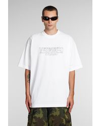Vetements - T-shirt In White Cotton - Lyst
