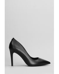 Michael Kors - Decollete Alina Flex High Pump in Pelle Nera - Lyst