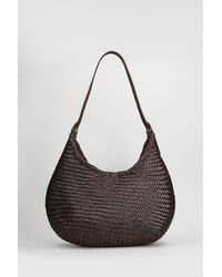 Dragon Diffusion - Luna Mezza Tote In Brown Leather - Lyst