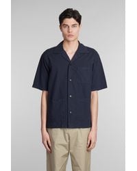 Aspesi - Camicia Ago Shirt In Blue Cotton - Lyst