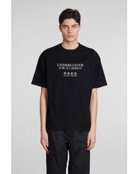Undercover - T-Shirt in Cotone Nero - Lyst